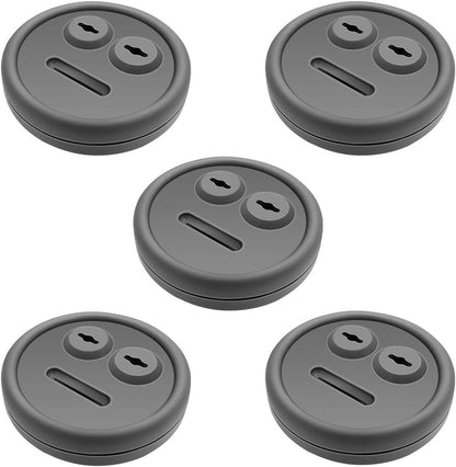 5 Pack Meat Thermometer Probe Grommet for Grills, Compatible with Weber 85037 Smokey Mountain Cookers, and Other Grill DIY Probes Port