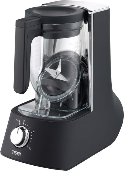 Tiger Smoothie Blender - Japanese Smoothie Maker for Smoothies, Crushed Ice, Milkshakes, Soups, Purees, Sauces, Matcha with Degree Diagonal-Blade Food Processor