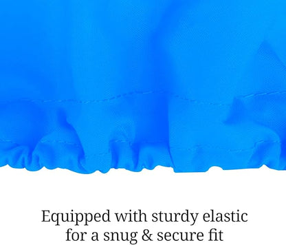 Covers & All Round Table Top Cover, 18 Oz Heavy Duty Waterproof UV & Weather Resistant Patio Table Cover, Outdoor Table Cover for Patio Outdoor Furniture & Coffee Table (30" Dia x 4” H Inches, Blue)