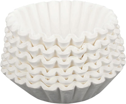 300pcs 12-Cup Commercial Coffee Filters (4 ¼ Inch base, 2 ¾ Inch Walls, 9 ¾ Inch Laying Flat) Large Coffee Filters Premium Paper with 12-Cup Home &