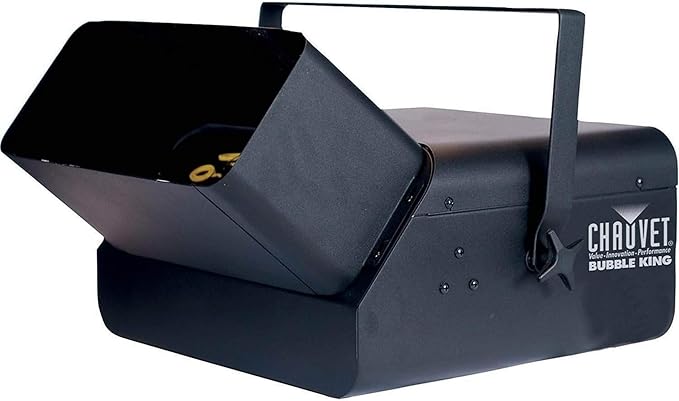 CHAUVET DJ Bubble King – High-Output Bubble Machine | 3 Dual Wands, Manual Output Button, Removable Fluid Tank | Optional Wired or Wireless Remote | 120V 60Hz Special Effects Unit