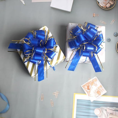 6 PCS Pull Bow 6 inch Pull Bow for Present Party Birthday Holiday Presents Flower Decorations