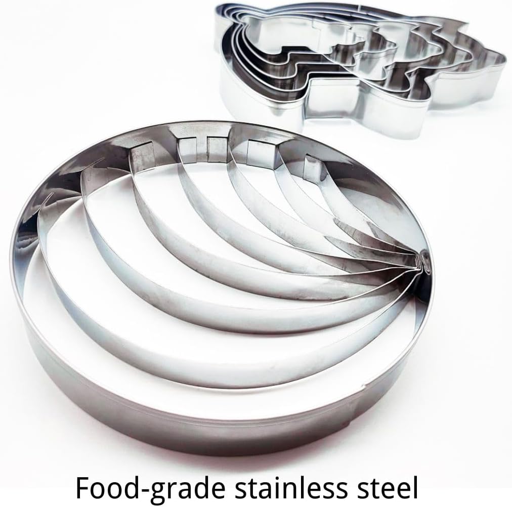 Doczen Concha Cutter & Pig Cookie Cutter Set for Mexican Cookbook Fans - Create Authentic Pan Dulce & Pastries to Pair with Mexicano Hot Chocolate