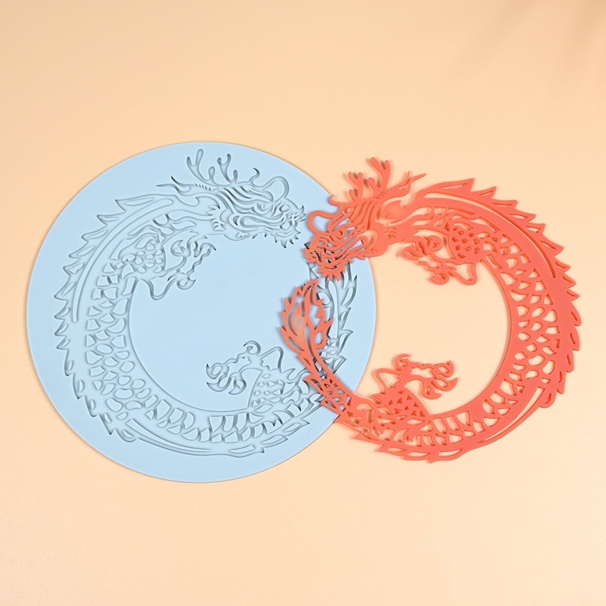 Tuke 3D Cake Lace Mold Fondant Silicone Mold Lace Mat Embosser Texture Silicone Mould Fondant Chocolate Stencil Border Bakeware Cake Decorating (J_