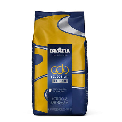Lavazza Gold Selection Filtro Whole Bean Coffee Light Roast,Vanille and Chamomille flower aromatic notes, 2.2 LB
