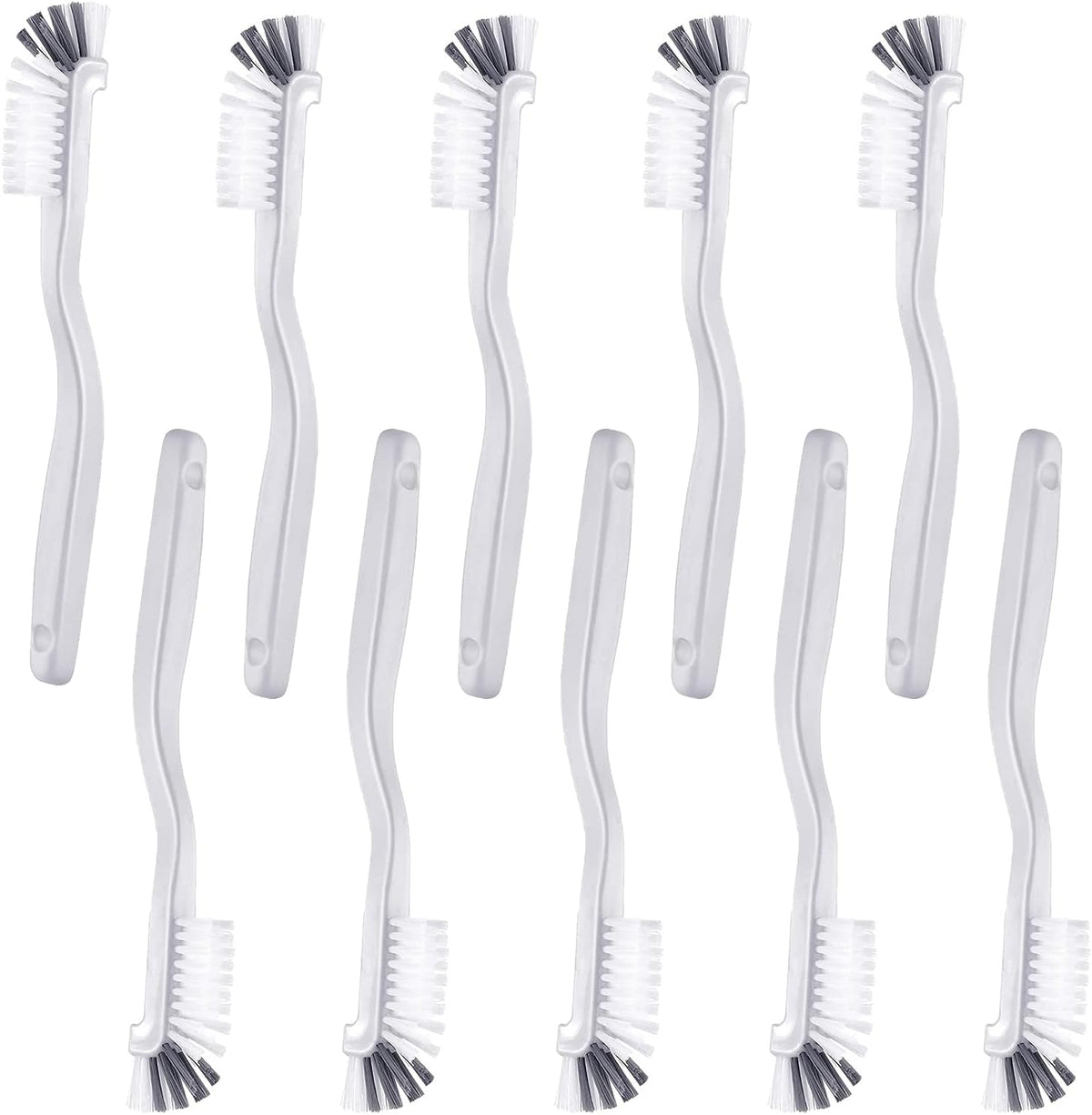 ELANE 10 Pcs Dish Scrub Brush Small Scrub Brushes for Cleaning,Kitchen Scrub Brush for Dishes,Corner Scrub Brush
