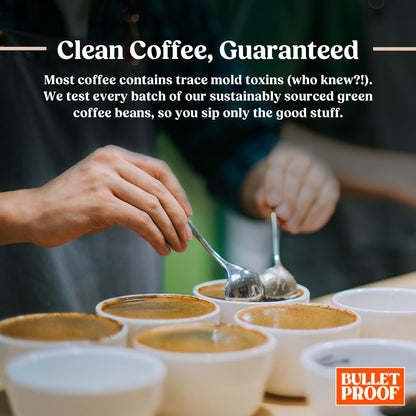 Bulletproof Original Medium Roast Whole Bean Coffee, 12 Ounces (Pack of 3), Clean Coffee Tested for Toxins