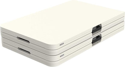 Lifetime 80882 Commercial Fold in Half Table, 8 Feet, 2 Pack, Almond
