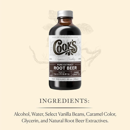 Cook's, Root Beer Extract Flavoring, For Root Beer Making and Baking, 128 Ounce (1 Gallon)