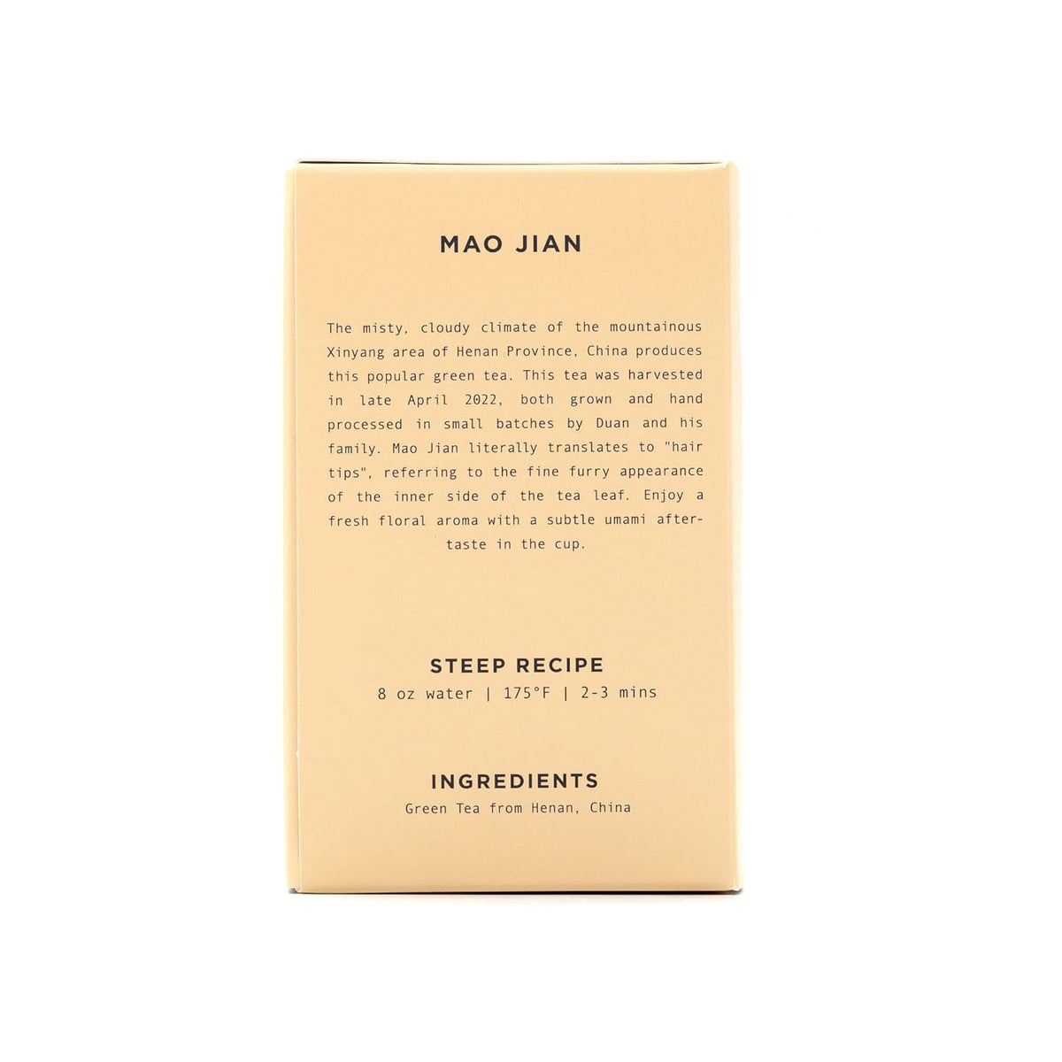 Onyx Coffee Lab Mao Jian Tea Bags (12 Count) – Chinese Green Tea Blend w/Floral & Umami Notes – Relaxing Specialty Tea