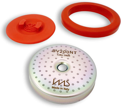 IMS Nanotech Shower Screen BV200NT with Cafelat Gasket made for Breville Sage Barista Pro, Express, Bambino Plus, Impress, Barista Touch, Infuser