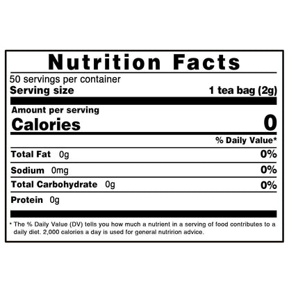 TEARELAE - Licorice Root Tea Bags, 50 Count, Licorice Root Herbal Tea | Naturally sweet root flavor, smooth for soothing herbal blends, promote respiratory health