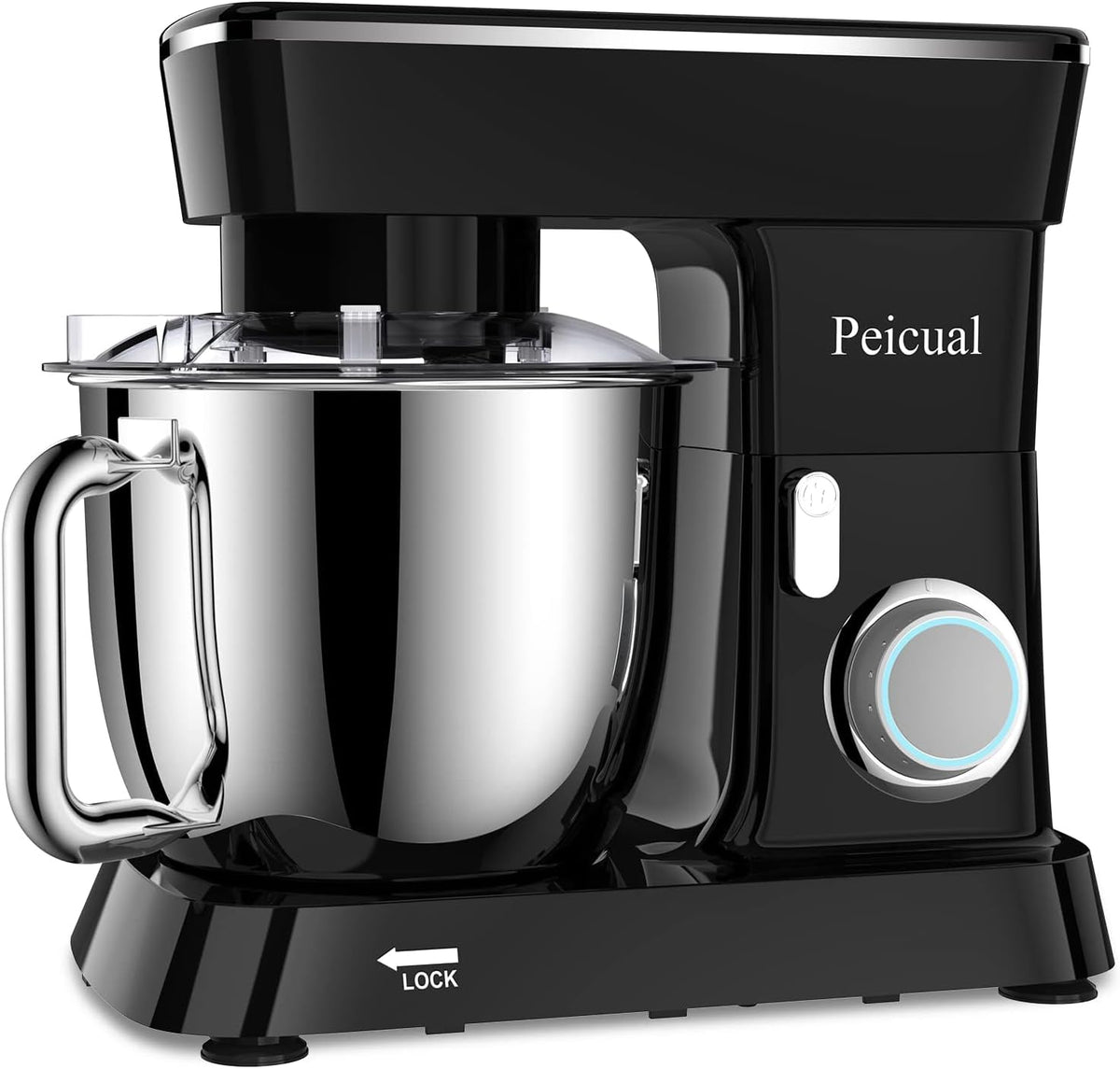 Stand Mixer, 6QT 10+P Speed Tilt-Head Kitchen Electric Mixer, Food Mixer with Stainless Steel Bowl, Dough Hook, Flat Beater, Wire Whisk