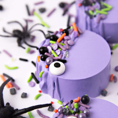 Sweets Indeed Sprinklefetti Monster Mash Sprinkles – 4 oz Jar, Halloween Sprinkle Mix with Candy Eyeballs, Jimmies, Nonpareils & Confetti