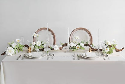 Serra Flora Artificial Flowers Combo Box Set Faux Flowers Bulk Flower Leaf with Stems Arrangements for DIY Wedding Bouquets Party Table Centerpieces Home Decorations Indoor Outdoor
