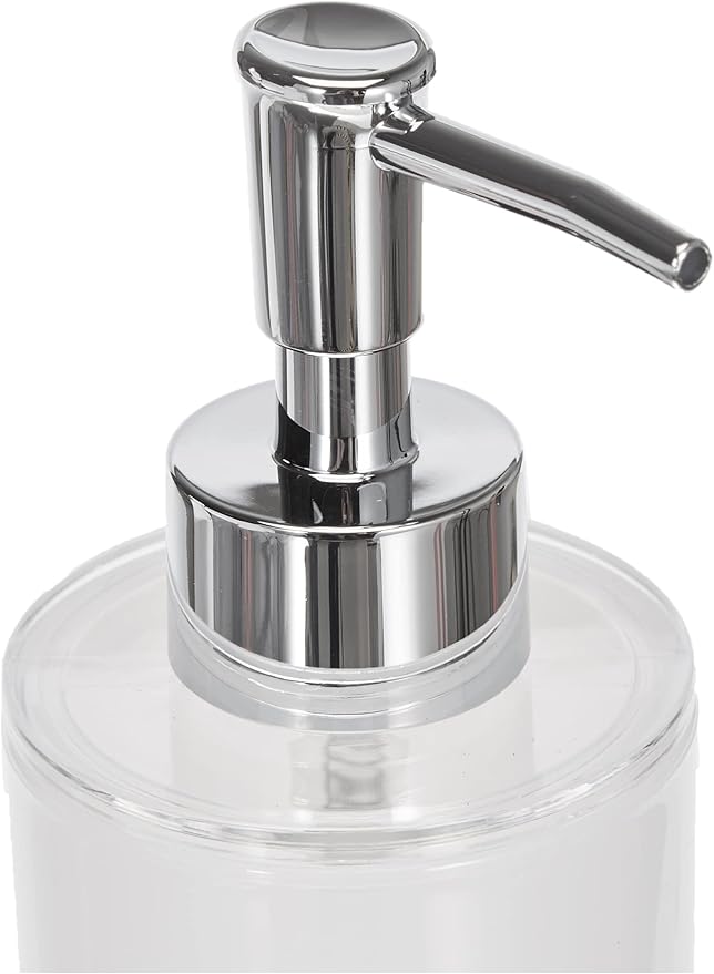 Excelsa Soap Dispenser, Polystyrol White, 6.5 x 6.5 x 22 cm