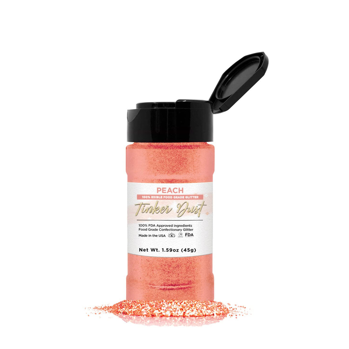 Bakell Burgundy Red Edible Glitter, 45 Grams, Tinker Dust Edible Glitter, Kosher Certified, 100% Edible Glitter, Cakes, Cupcakes, Cake Pops, Drinks