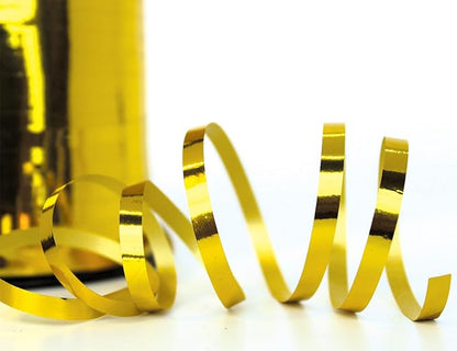 Curly Ribbon Gold for Curling Ribbons 500 Yards – New Years Decoration, Gift Wrap Birthday Party, Wedding, Baby/Bridal Shower Gifts, Engagement & Anniversary – Large
