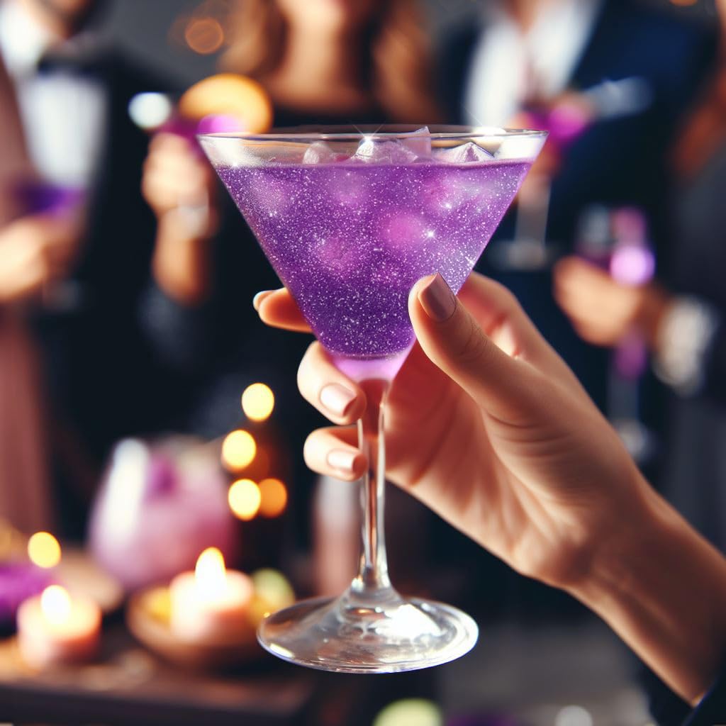Bakell - Lilac Purple Tinker Dust (4g, 1x Mini Spray Pump) Edible Glitter for Food, Desserts, and Beverages!