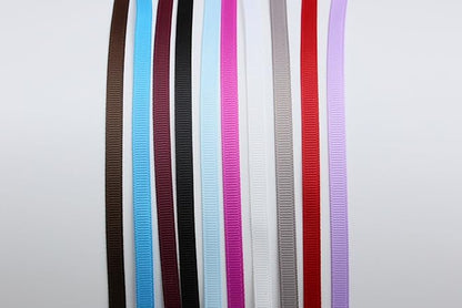 Ribbonitlux 1/4" Wide Solid Grosgrain Ribbon 25 Yards (850-Brown）, Set for Gift Wrapping, Party Decor, Sewing Applications, Wedding and Craft