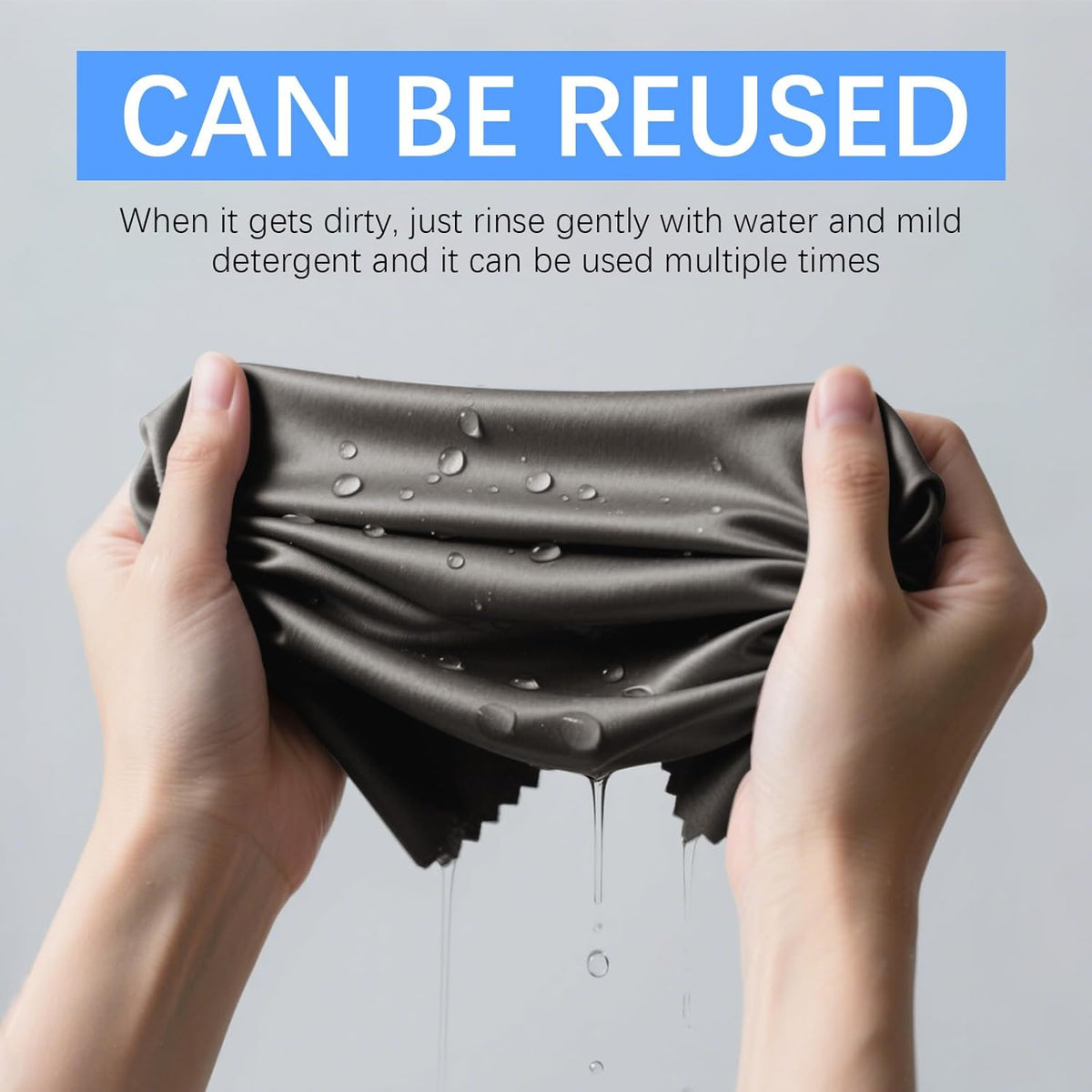 60 Pack Microfiber Cleaning Cloth for Glasses (5.5"x5.5"), Eye Glasses Clean Cloths Bulk Microfiber Lens Cleaner Cloth for Eyeglasses, Lenses, Silverware, Camera, Phones and Laptops