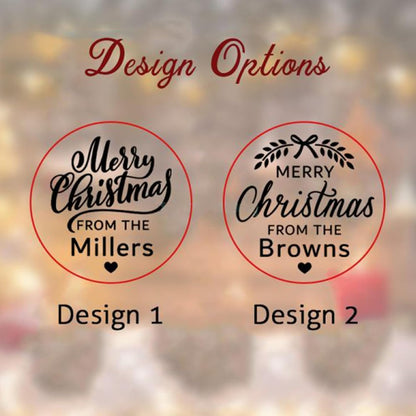 2025 Personalized Christmas Cookie Stamp Unique 3D Embossed Design Fun Tool for Baking Art (C)