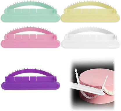5PCS Cake Decorating Tools Set,Cake Turntable,Sweet Stamps Cake Decorating,Fondant Tools for Baking,Applicable for Creating Birthday Cakes,Ideal with Home Bakers and Cake Enthusiasts