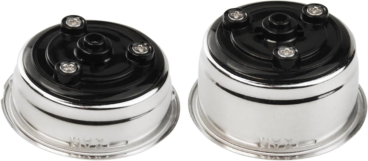 2Pcs Coffee Filter Basket, 51mm Pressurized Coffee Filter Cups Strainer Stainless Steel With Strainer
