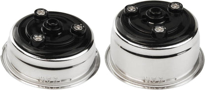 2Pcs Coffee Filter Basket, 51mm Pressurized Coffee Filter Cups Strainer Stainless Steel With Strainer