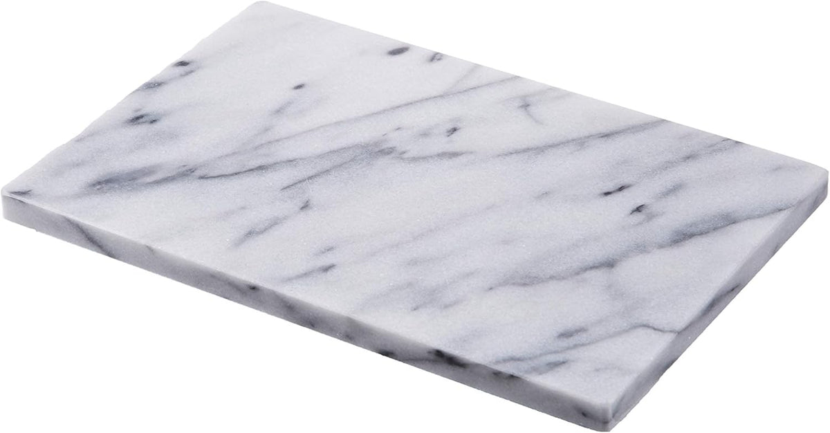 JEmarble Pastry Board 12x16 inch with Non-Slip Rubber Feets for Stability Perfect for Keep the Dough Cool and Chocolate Tempering(Premium Quality)
