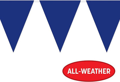 Indoor/Outdoor Pennant Banner (blue) Party Accessory (1 count) (1/Pkg)