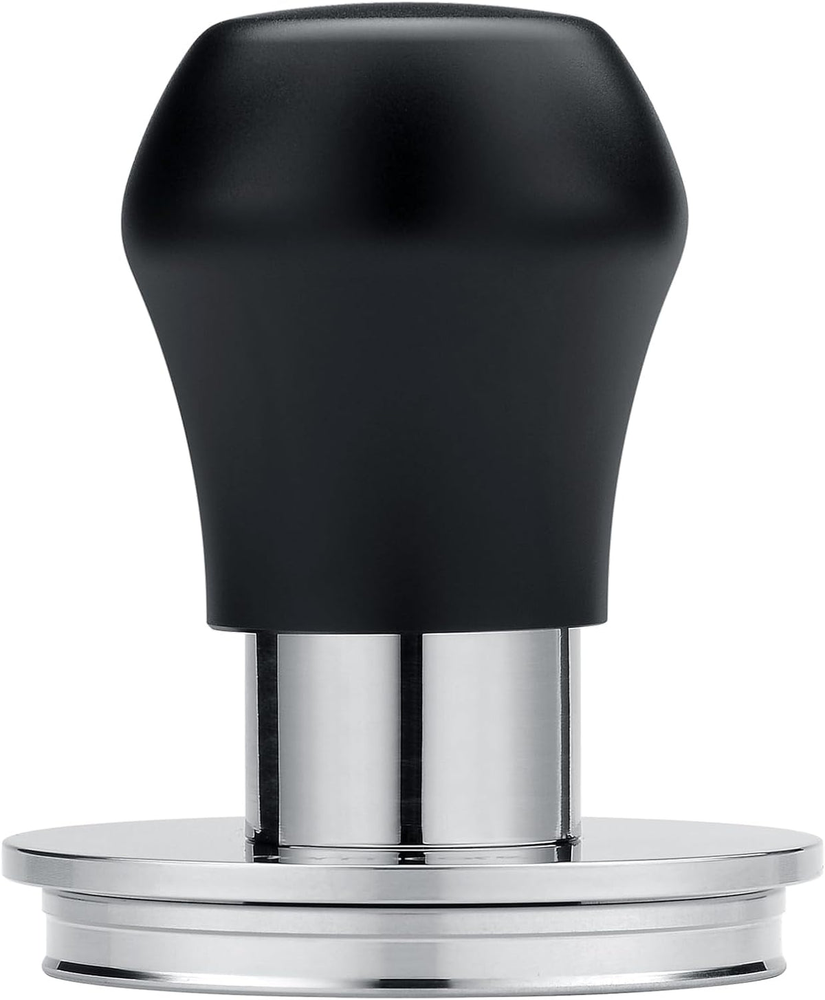 Normcore 57.5mm Coffee Tamper V4.1 Mini, Spring-Loaded with Click Feedback, 304 Stainless Steel Flat Base, Compatible with Lelit Anna Portafilter