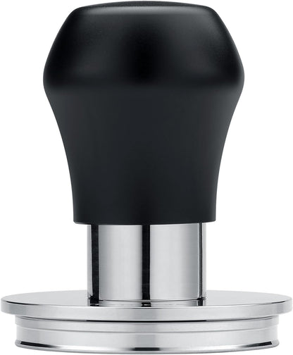 Normcore 57.5mm Coffee Tamper V4.1 Mini, Spring-Loaded with Click Feedback, 304 Stainless Steel Flat Base, Compatible with Lelit Anna Portafilter