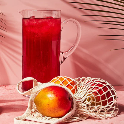 Steven Smith Teamaker Hibiscus Mango Iced Tea No. 42, Refreshing, Caffeine-Free, Sustainably Grown, Full Leaf Herbal Iced Tea, 10 Count