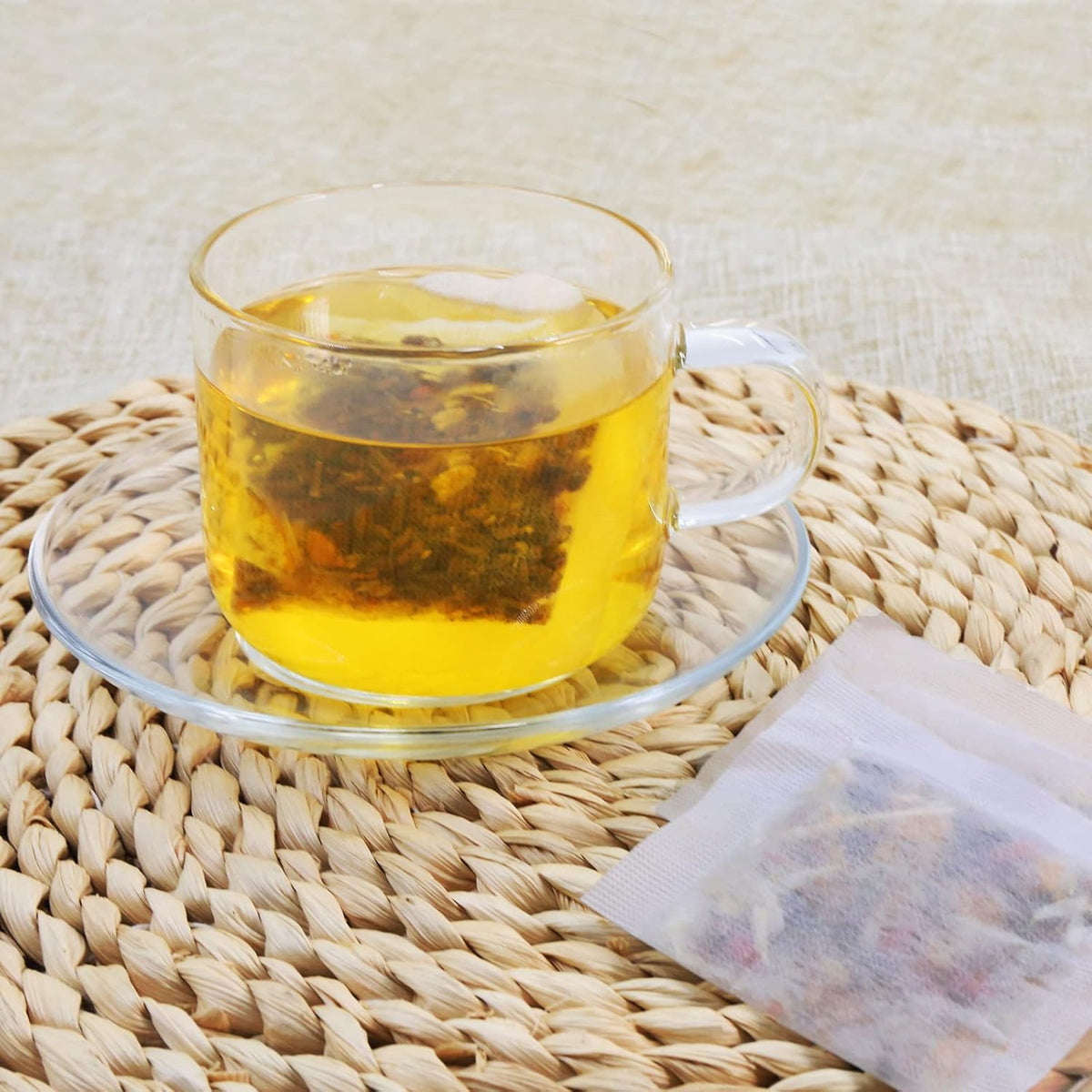 TEARELAE Chrysanthemum Cassia Seed Tea, 4g x 40 Tea Bags, Gentle Daily Brew | Herbal Blend With Burdock Root, Goji Berry, Honeysuckle &amp; Osmanthus, Refreshing Herbal Mix, Non-GMO, Caffeine-Free