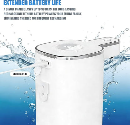 Automatic Soap Dispenser Liquid Touchless,Wall USB Rechargeable 4-Level Adjustable,Large Capacity 14.2oz/420mL Smart Hand Soap Dispenser for Kitchen Bathroom Kids Family
