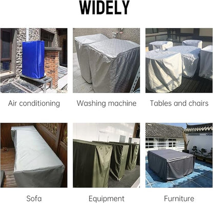 Custom Size Dust Covers for Various Equipment, Furniture, Appliances, Tools (Black, 160*160*160in, Oxford Cloth, Waterproof)