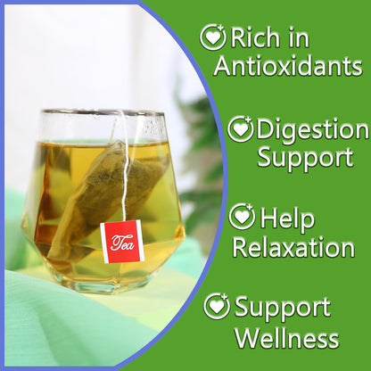 Tearelae - Lemon Balm Tea Bag - 1.5g X 50 Count - Pure Natural Dried Lemon Balm Herb - Premium Lemon Balm Leaf for Calming and Digestion Support