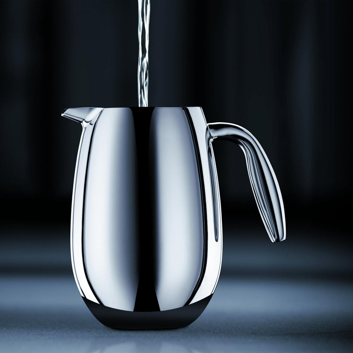 Bodum 17 oz Columbia Thermal French Press Coffee Maker, Insulated Double Wall Stainless Steel, Chrome