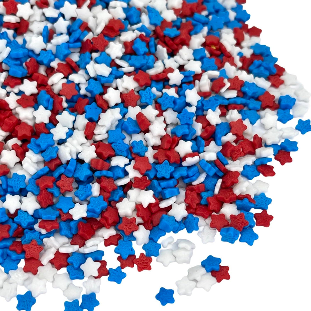 Sprinkles, Colored Sugar, Patriotic Sprinkles, Red white and blue sprinkle, Cocktail sugar, Cupcake sprinkle, Cake sprinkles, Manvscakes, 3 ounces