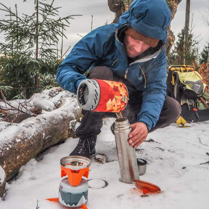 Fire-Maple Fixed Star X2 Backpacking Camping Stove System, Orange,22oz