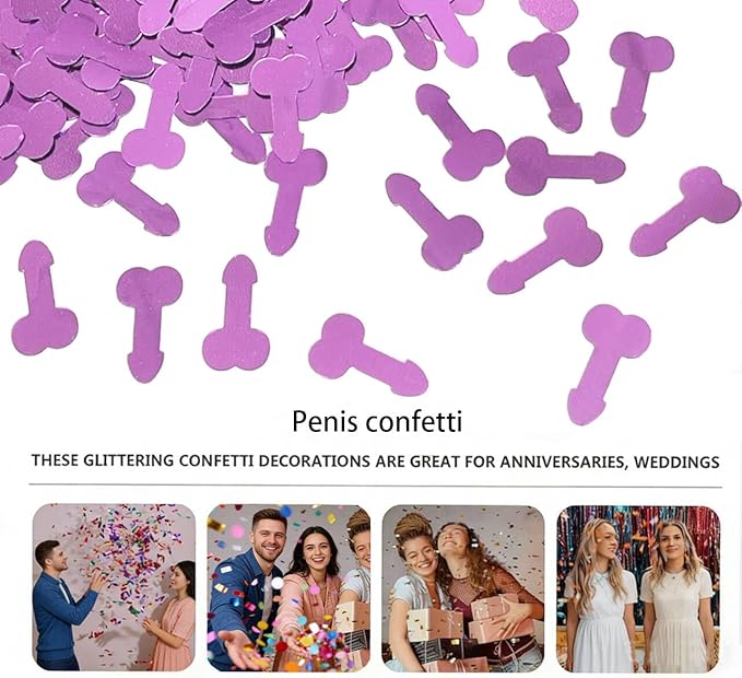1 Pack Colorful Glitter BACHELORETTE Party Confetti Favor Sprinkle Table Decoration for Cannon Celebration Wedding Engagement Supplies Y8 Set Q40