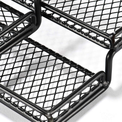 GONGSHI Spice Rack Organizer for Cabinet, Pantry and Countertop, 3 Tier Expandable Seasoning Shelf, Chrome