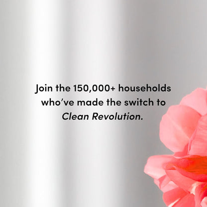 Clean Revolution Foaming Hand Soap, Gentle, Moisturizing, Ready To Use Formula, Real Essential Oils, Gluten Free, Geranium Mint, 128 Fl Oz