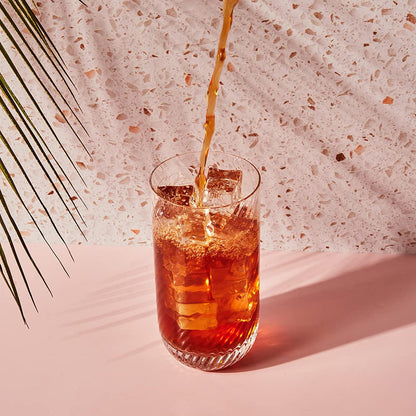 Steven Smith Teamaker Ginger Peach Iced Tea No. 35 Refreshing, Caffeinated, Sugar-Free, Sustainably Grown, Full Leaf Black Iced Tea Bags, 10 Count