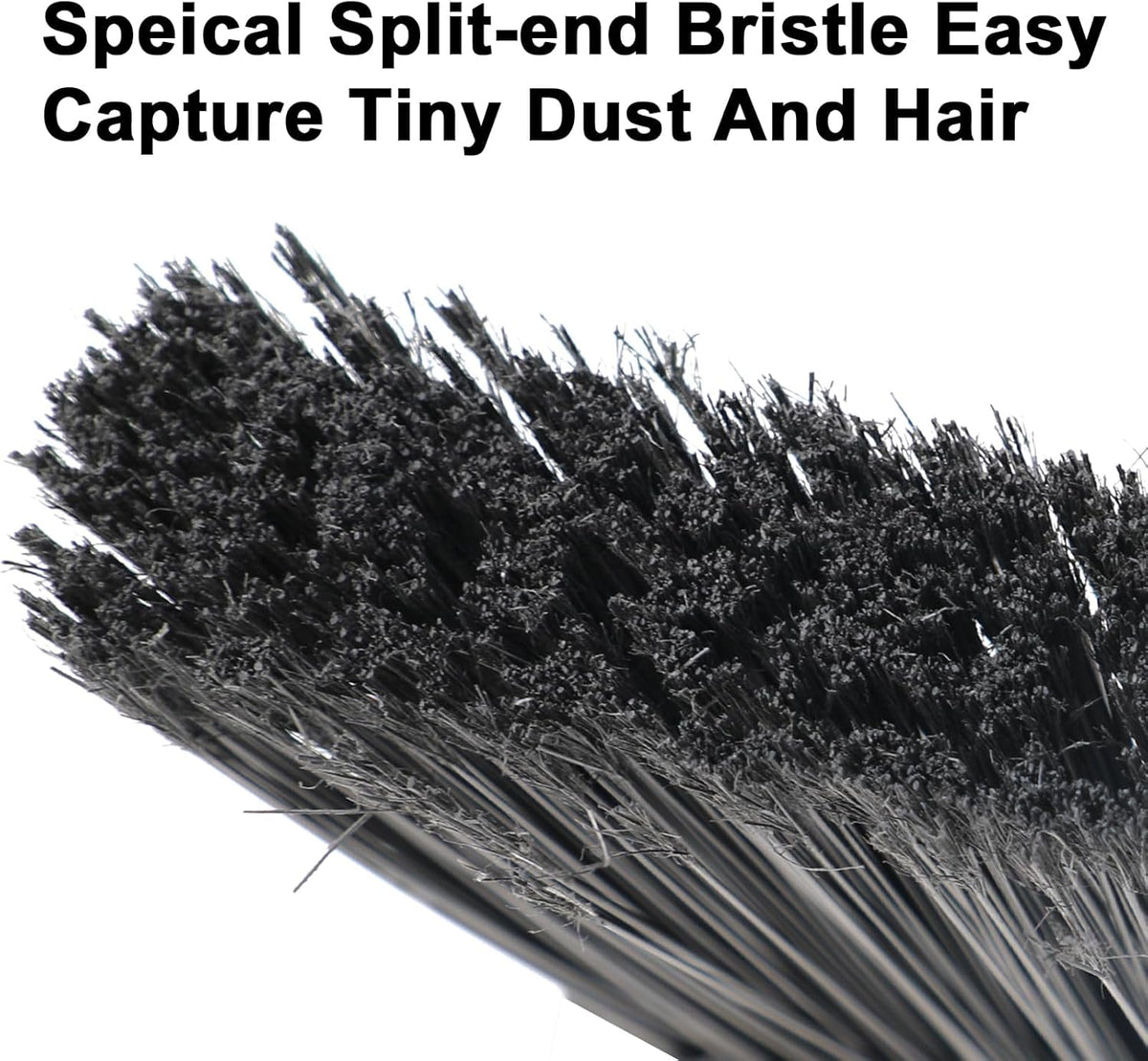 3 Pack Outdoor Indoor Broom, Brooms for Sweeeping Indoor, Heavy-Duty Kitchen Broom with Long Pole, Angle Broom Orange for Garages Restaurant Courtyard Office Slidewalk Lobby Sweep Dust
