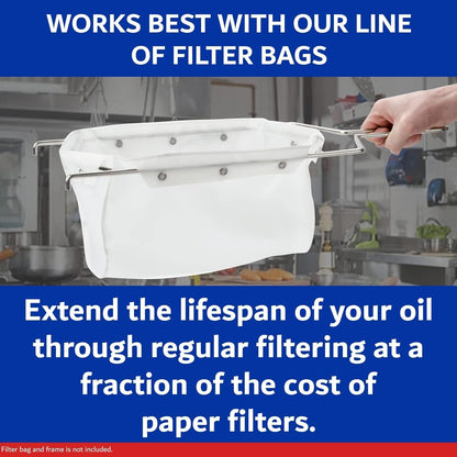 MirOil L112 Fry Powder Oil Stabilizer and Filter Aid, 4 x 4 Gallons of L104 (16 Gallons) Fry Powder, Deep Fryer Oil Saver, Extends Cooking Grease Life & Remove Carbon Deposit, Fryer Grease Contaminant