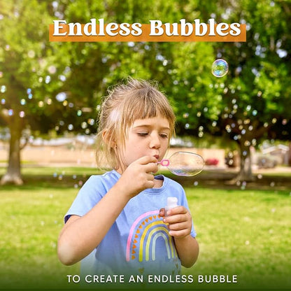 JOYIN 24 Pcs Mini Bubble Wands Assortment Party Favors Toys for Kids Child, Summer Gifts Bubbles Fun Toys,Wedding, Bath Time,Summer Outdoor Gifts for Girls Boys