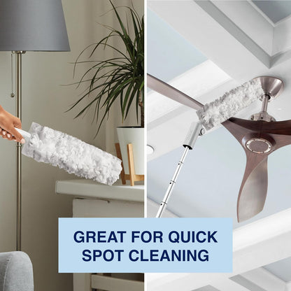 Bona Disposable Duster Refills - 9 Pack - High Performance Dusting System - Microfiber Dusters Remove Dust and Pet Hair for Quick Spot Cleaning