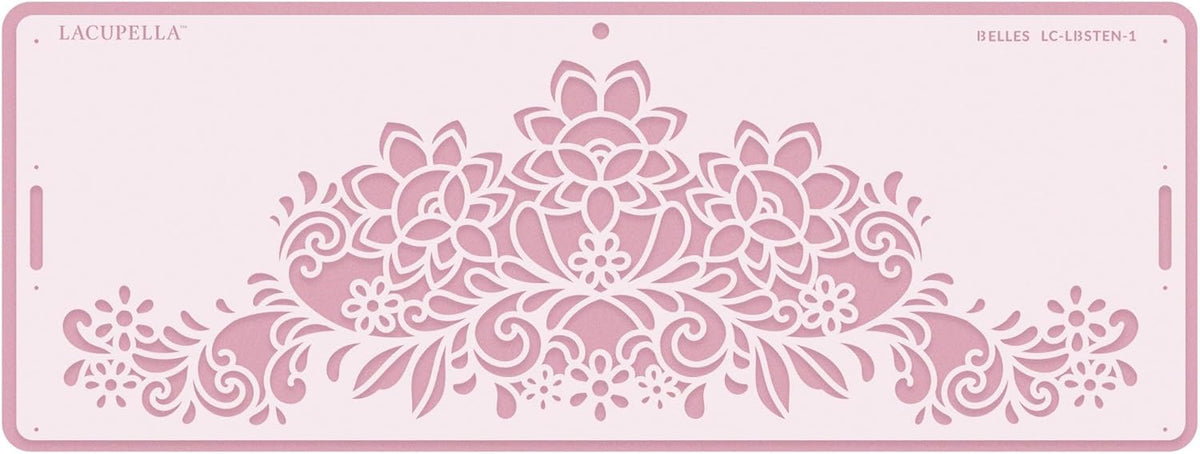Long Border Cake Stencil, 4" x 12.75" (Belles)